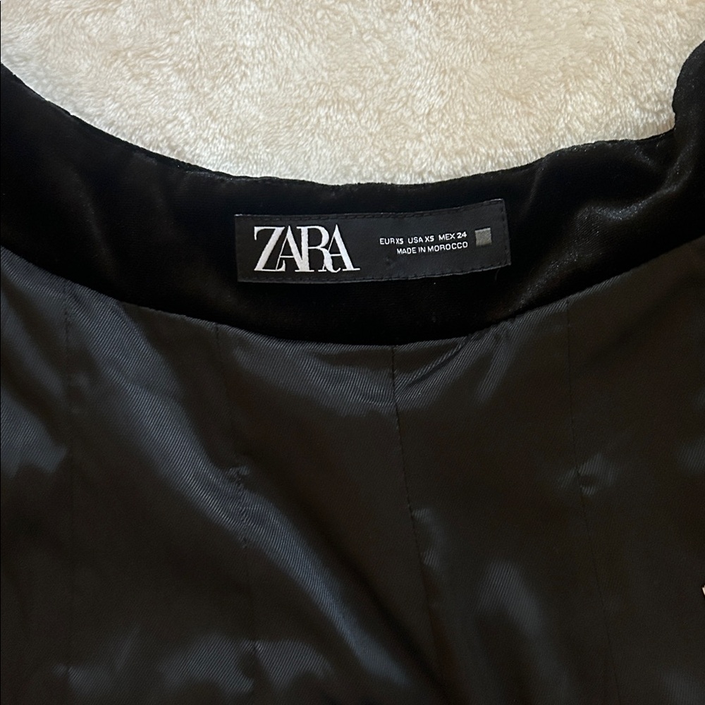Zara velvet waistcoat with gem buttons - Picture 8 of 8